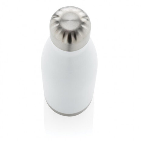 thermosfles 500 ml RVS wit