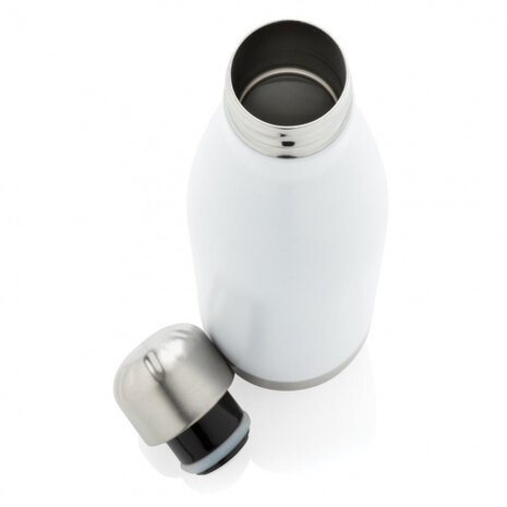 thermosfles 500 ml RVS wit