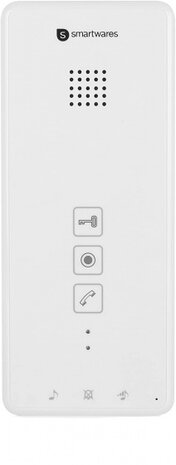 intercom DIC-21102 uitbredingsset 26 cm RVS wit