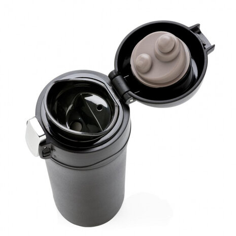 thermosfles Elite 300 ml RVS/koper zwart