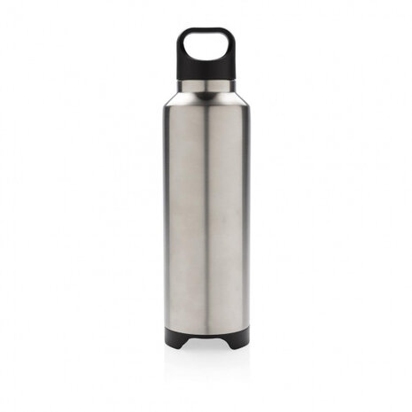 thermosfles met speaker 500 ml RVS grijs