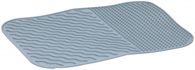 afdruipmat 34,5 x 26,5 cm rubber grijs