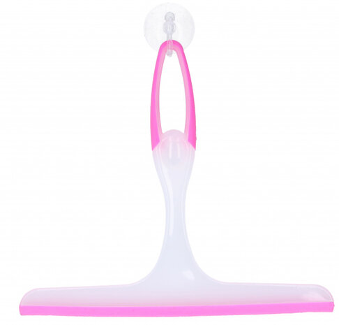 trekker 24 x 22,5 cm polypropyleen wit/roze 2-delig