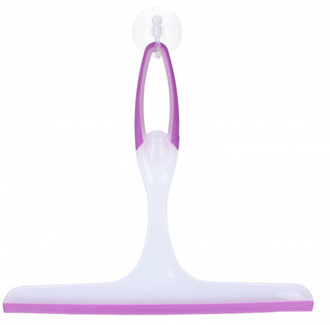 trekker 24 x 22,5 cm polypropyleen wit/paars 2-delig