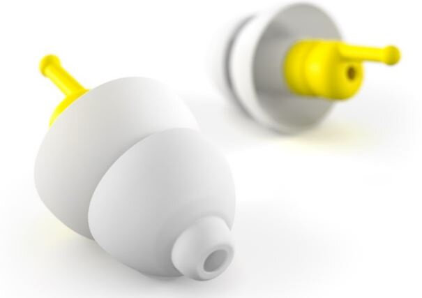 oordoppen FlyFit 12 mm thermoplast wit