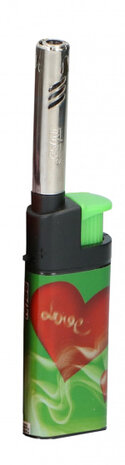 aansteker Turbo Flame 13 cm groen