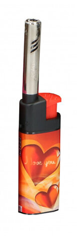 aansteker Turbo Flame 13 cm oranje