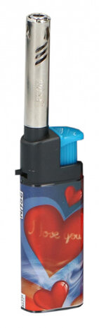 aansteker Turbo Flame 13 cm blauw
