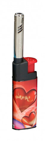 aansteker Turbo Flame 13 cm rood