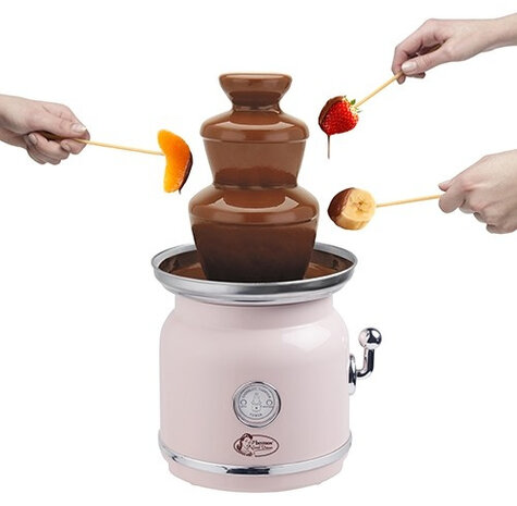 chocoladefontein 90W 240V RVS roze