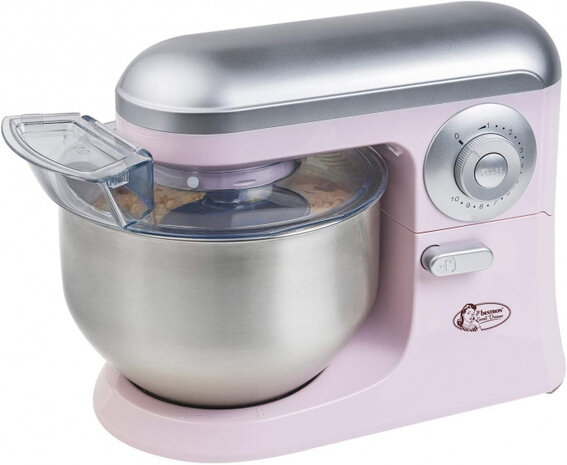 keukenmachine 1200W 240V RVS roze 4-delig