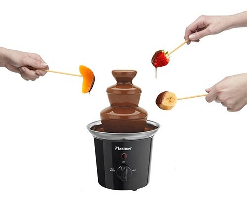 chocoladefontein 60W 240V RVS zwart