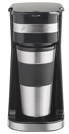 koffiezetapparaat 420 ml 750W RVS zwart 2-delig