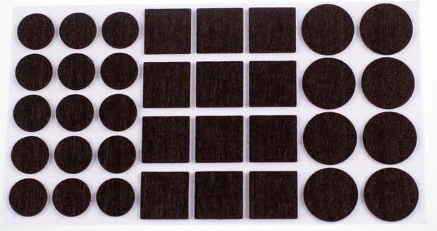 anti-krasvilt zelfkl. diameter 20/28m/25x25mm bruin