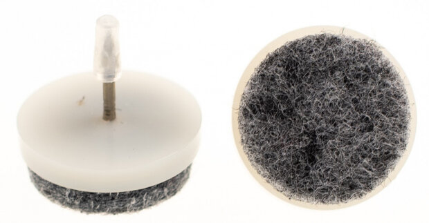 viltnagel diameter 20mm nylon wit 16 stuks