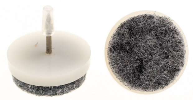 viltnagel diameter 24mm nylon wit 16 stuks