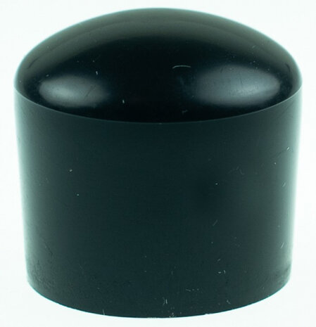 Meubeldop ronde poot diam.22mm kunststof zwart 4stuks