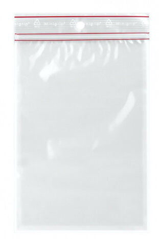 zakjes hersluitbaar 5 x 7 cm transparant 20 stuks