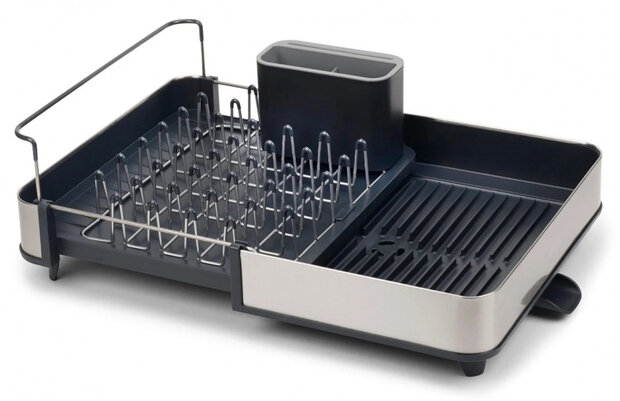 organizer gootsteen 36,4 cm grijs/zwart 2-delig