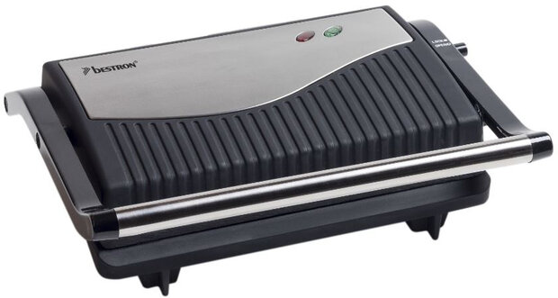 tosti-ijzer 22,5 x 28 cm 230V RVS zilver/zwart