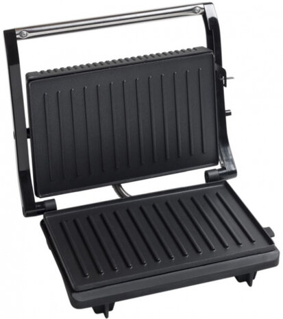 tosti-ijzer 22,5 x 28 cm 230V RVS zilver/zwart