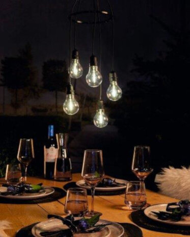 hanglamp Hubble led 1,5V 6 x 12,3 cm transparant
