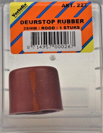 deurstopper 2,5 cm rubber rood