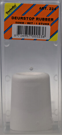 deurstopper 5 cm rubber wit