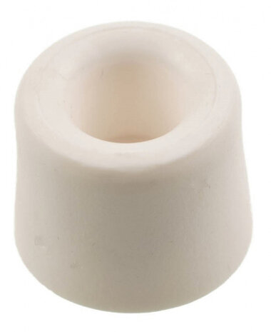 deurstopper 2,5 cm rubber wit
