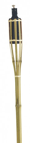 tuinfakkel 60 cm bamboe lichtbruin