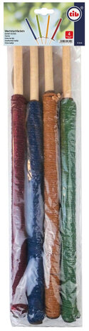 fakkels wasbrander 50 cm wax 4 stuks