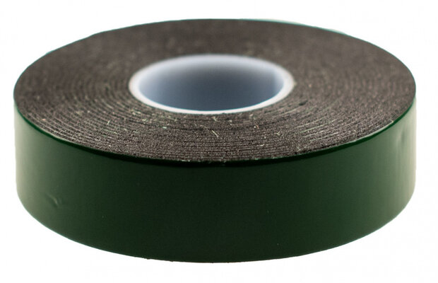 bevestigingstape weerbestendig 19 mm x 3 m foam zwart