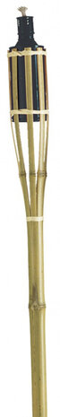 tuinfakkel 120 cm bamboe lichtbruin