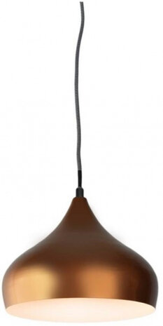 lampenkap hangend 22,5 x 120 cm staal brons