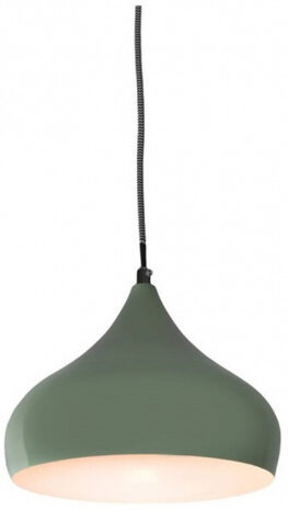 lampenkap hangend staal groen
