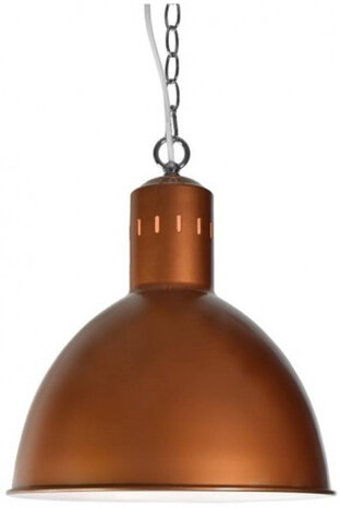lampenkap hangend staal brons/zilver