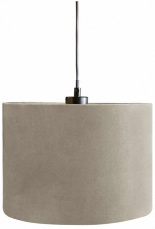 lampenkap hangend 28 cm textiel lichtbruin