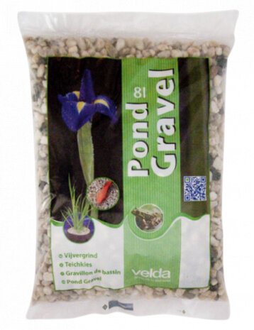 vijvergrind Pond Gravel 8 kg 8-12 mm grijs