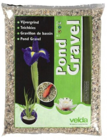 vijvergrind Pond Gravel 8 kg 4-6 mm grijs