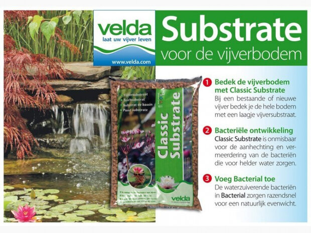 bodemsubstraat Classic Substrate 20 kg bruin