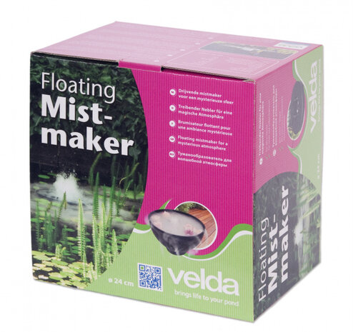 mistmaker drijvend 23,5 cm zwart
