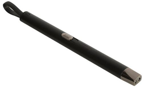aansteker USB oplaadbaar 20,5 cm staal zwart