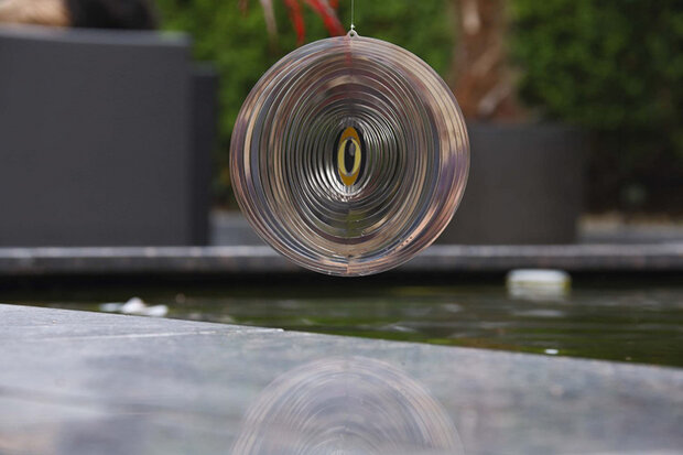 hanger Heron Stop Spinner 19 cm RVS zilver