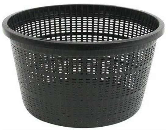 plantenmand 22 x 12 cm zwart