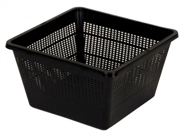 plantenmand 35 x 26 cm zwart