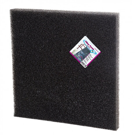 filterschuim grof VT 50 x 50 x 2 cm foam zwart