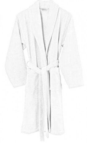 badjas Gentle heren katoen wit maat XL