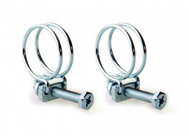 vijverslang VT 32 mm 5 m zwart/zilver 3-delig