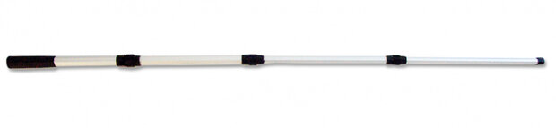 draadalgborstel VT telescopisch 151 cm aluminium zwart