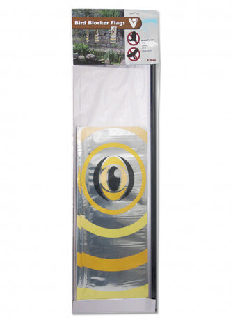vlaggen VT reflecterend 55 x 24 cm polyester 3 stuks